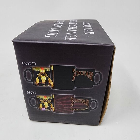 Zoltar Mug Color Changing Your Wish Is Granted Ceramic Coffee Cup NIB - Picture 3 of 10